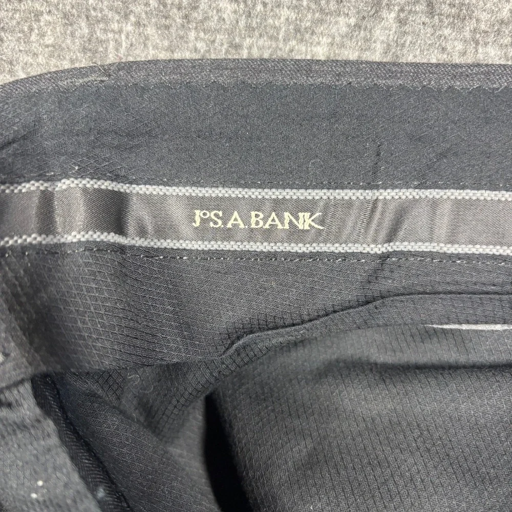 Jos. A. Bank Mens 48R Charcoal Pinstripe 100% Wool 2-Piece Suit Gordon 40X31
